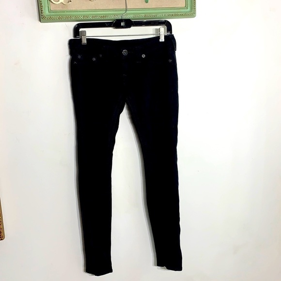 Vintage True religion Stella skinny stretch pant black 27 women’s - Picture 1 of 6